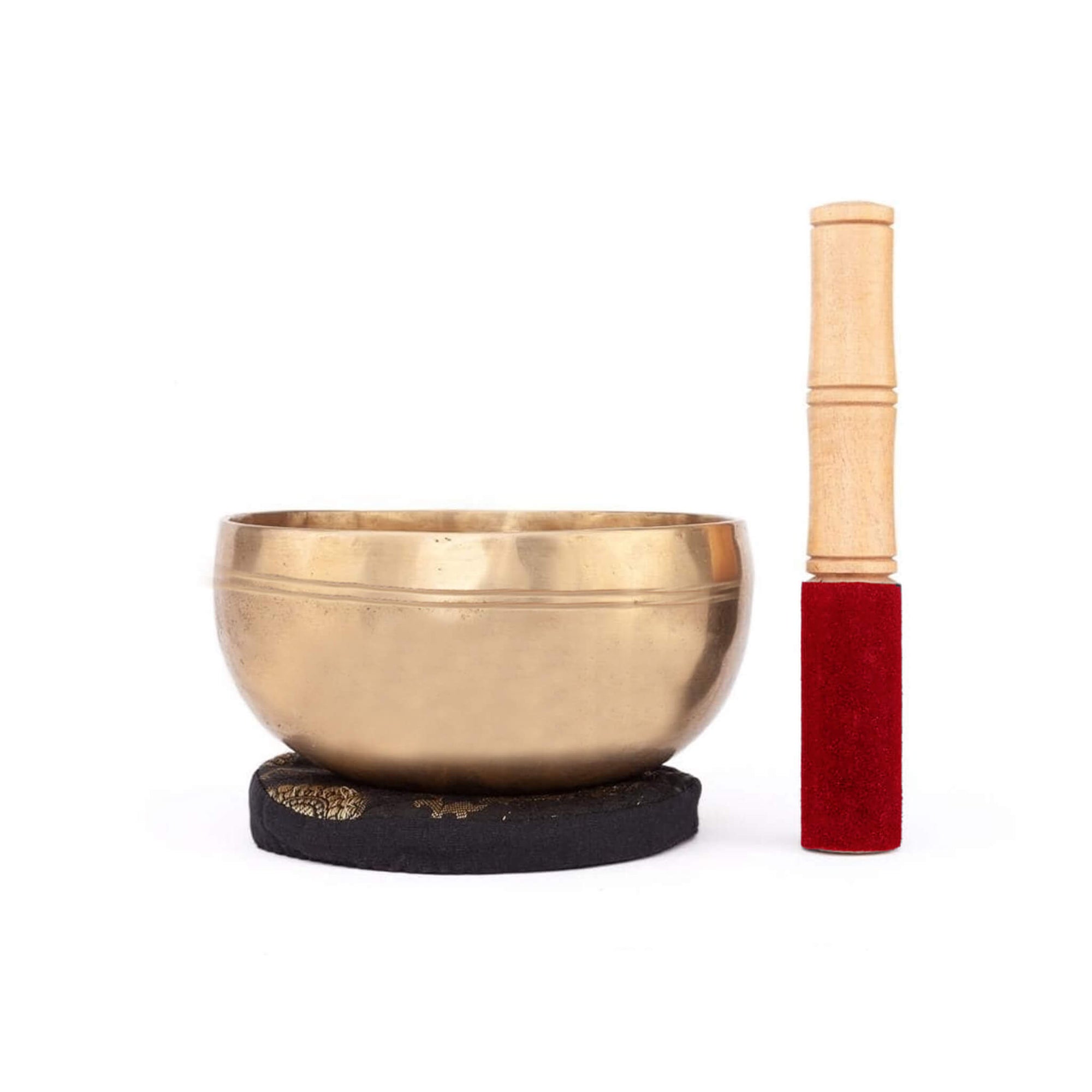 Tibetan singing bowl with mallet